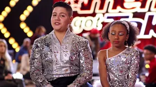 Colombian Kids Simon and Maria Impress Sofia Vergara - America's Got Talent 2020