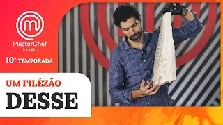 QUE FILÉZÃO! RODRIGO OLIVEIRA ENSINA A FILETAR PEIXE l MASTERCHEF BRASIL l TEMPORADA 10