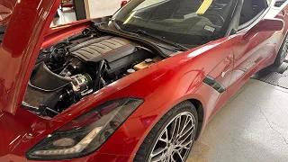 STOCK CORVETTE GETS BOOSTED (A&A SUPERCHARGED)