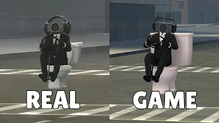 SKIBIDI TOILET EPISODES: REAL VS GAME in Garry's Mod! COMPILATION 1!