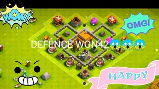 best town hall 3 Base (coc) BEST DEFENSIVE BASE