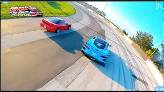 1991 Mitsubishi 3000GT VR4 beats a C8 Corvette in the spectator drags