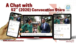 A Chat with UNILAG 52nd (2020) Convocation Stars