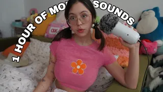 ASMR 1 Hour of Cozy Mouth Sounds (Wet & Dry, Slow & Fast) (Looped & No Talking)