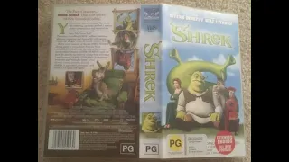 Opening and Closing To "Shrek" (Dreamworks Home Entertainment) VHS New Zealand (2001)