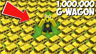 I found 1.000.000 MERCEDES-BENZ G-CLASS in Minecraft ! NEW GOLD G-WAGON !