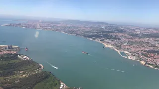 Pouso no Aeroporto de Lisboa