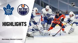 Maple Leafs @ Oilers 3/3/21 | NHL Highlights