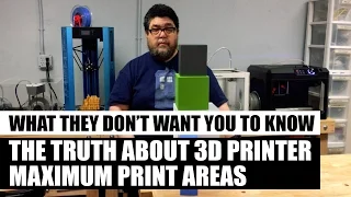 The secret truth about 3D printer size