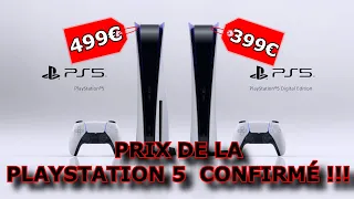 [PS5] LE PRIX DE LA PLAYSTATION 5 CONFIRMÉ (et c'est salé...)