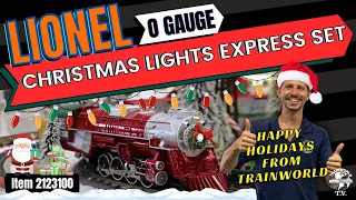 O Scale Lionel Christmas Lights Express Starter Set