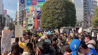 [Новости Украины] Смелые японские антивоенные протестующие в Токио, Япония говорят 🌍🌸 #нетвойне