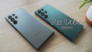 Samsung Galaxy S22 Ultra EXCLUSIVE - Unboxing + Pre-order Accessories 📦 | Graphite🕸️♠️