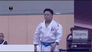 Ariel Torres Gutierrez vs Ryonosuke Kikuchi | Semi-Final Male Kata | Fukuoka 2023