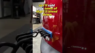 Crazy! 😲: Advanced Paintless Dent Repair Meets Hybrid Collision Repair #advacedpaintlessdentrepair