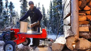 Winter has Arrived | Filling up the Wood Shed