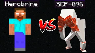 SCP 096 vs Herobrine in Minecraft