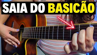 7 acordes LINDOS E ÚTEIS pra sair do básico no violão! Muito simples de aplicar! Aula de violão