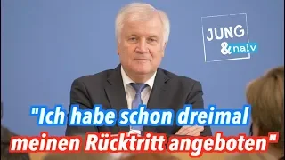 Horst Seehofer hat schon 3x seinen Rücktritt als CSU-Chef angeboten