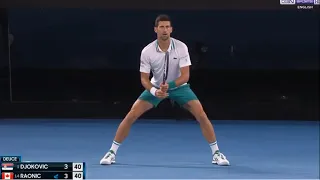 Novak Djokovic vs Milos Raonic Highlights | Australian Open 2021