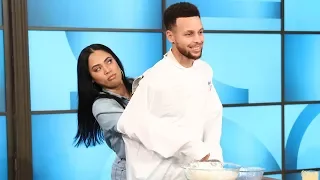 Steph & Ayesha Curry Get Cooking in the Kitchen