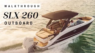 SLX 260 Outboard Walkthrough | SLX Model Family | Sea Ray Boats