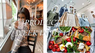 PRODUCTIVE WEEK IN MY LIFE | Working in the Fashion Industry + Dating in NYC