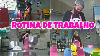 VLOG - MINHA ROTINA DE TRABALHO COMO COZINHEIRA EM UMA CRECHÊ 💕