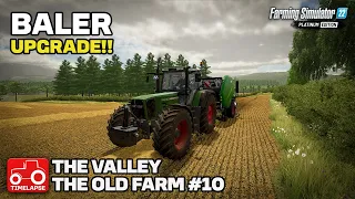 BALER UPGRADE!! [The Valley The Old Farm] FS22 Timelapse # 10