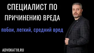 Адвокат по причинению вреда здоровью статьи 115, 112, 116 УК РФ два случая из практики