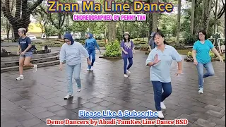 Zhan Ma // Line Dance // Beginner // Penny Tan // dancers by Abadi TamKes Line Dance // 09-03-2024