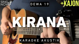 Kirana - Dewa 19 (Karaoke Akustik + Kajon)