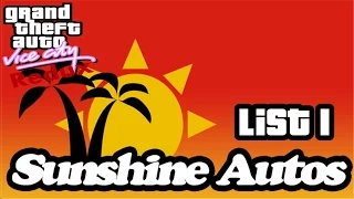 Sunshine Auto’s Import Garage - List 1 - GTA Vice City Side-Mission (1080p)