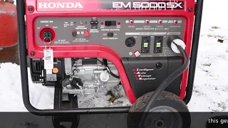 Honda Generator Review EM5000SX