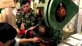 Accident in Punch Machine