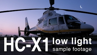 HC-X1 low light sample footage