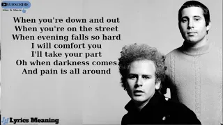 Simon & Garfunkel - Bridge Over Troubled Water | Lyrics Meaning
