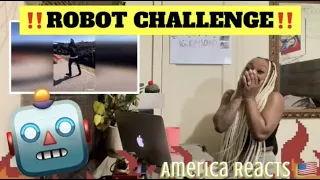 Best Of Robot (Amapiano) Dance Compilation | AMERICAN REACTION: ‼️FAIL‼️