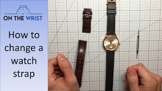 How to Change a Watch Strap + Seiko Presage with a Dive Strap