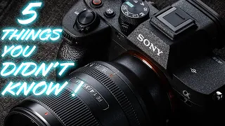 5 Things You Didn't Know About Your Sony Camera! A7IV, A7III, A1, A7C, A91, A92, A7RIII, A7RIV
