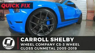 S197 Boss 302 Mustang | 20 inch Carroll Shelby Gloss Gunmetal CS-3 Wheels | 2005-2023