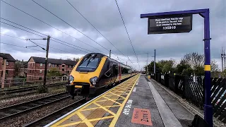 How a 125 m/h (200 km/h), 9-car Super Voyager destroys the tranquility of Northallerton - Fly-by -