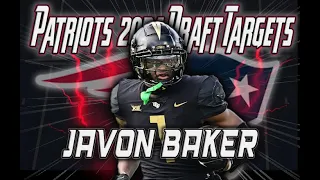 New England Patriots 2024 NFL Draft Target | Javon Baker | Wide Receiver | UCF