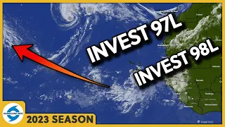 Invest 98L (future tropical storm Nigel or hurricane Nigel) should pass far from the Caribbean.