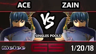 GENESIS 5 SSBM - Ace (Marth) VS Zain (Marth) - Smash Melee Singles