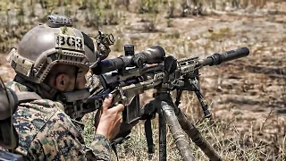 U.S. Marines Scout Sniper Training With M40A6 Sniper Rifles