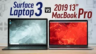 Surface Laptop 3 vs 13" MacBook Pro - Full Comparison