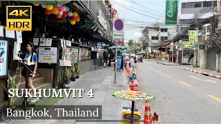 4K HDR| Walk around Sukhumvit Soi 4 (Soi Nana Tai) | July 2022 | สุขุมวิทซอย 4 Bangkok| Thailand