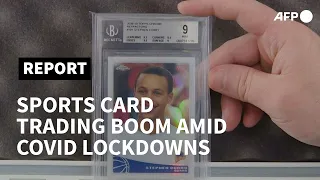 Sports trading cards boom during pandemic | AFP