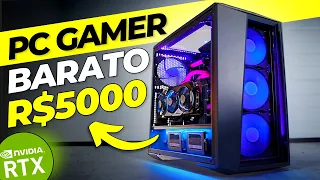 O MELHOR PC GAMER de R$5000 RODAR Jogos no ULTRA EM 4K! (MELHOR Custo Benefício)